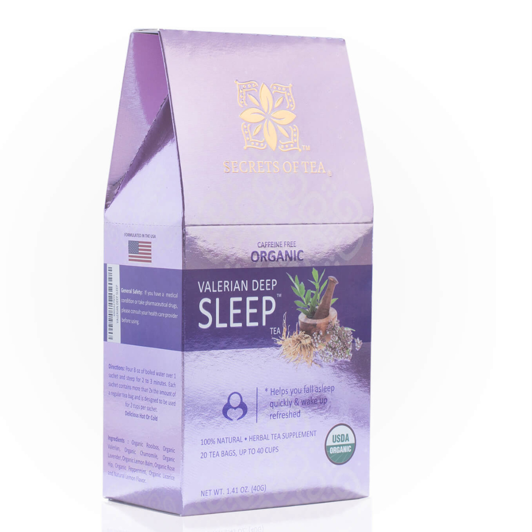 Nature’s Answer to Insomnia: Valerian Sleep Tea from Secrets Of Tea