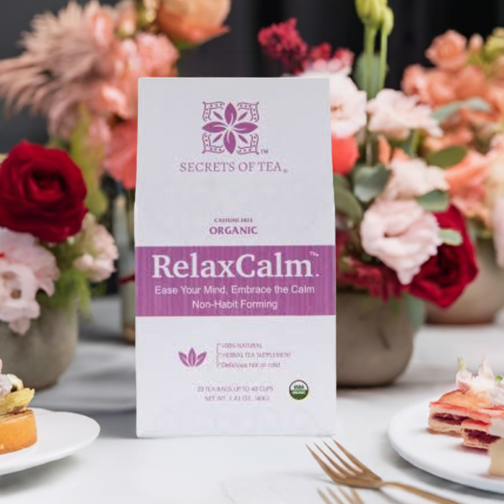 شاي لتخفيف التوتر: Relaxing Mama Tea-40 Servings- USDA Organic