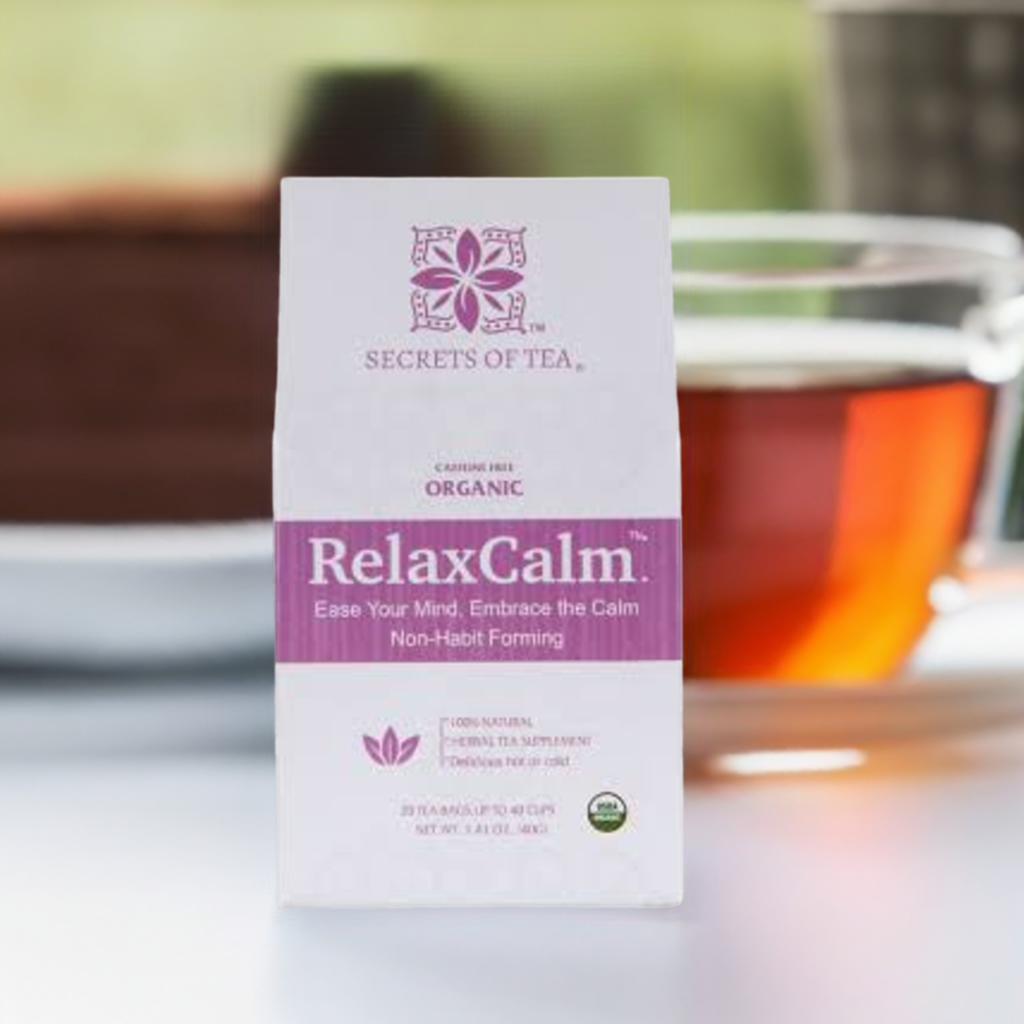 شاي لتخفيف التوتر: Relaxing Mama Tea-40 Servings- USDA Organic