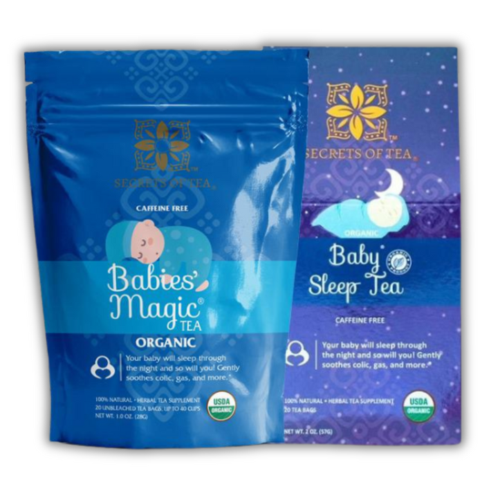 Baby Tea-Babies Magic & Baby Sleep Tea Pack- عضوي من وزارة الزراعة الأمريكية