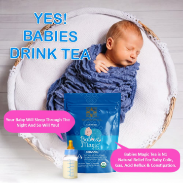 Babies Magic Tea: Pediatrician-Recommended Natural Relief for Baby Colic and Gas 3 Pak