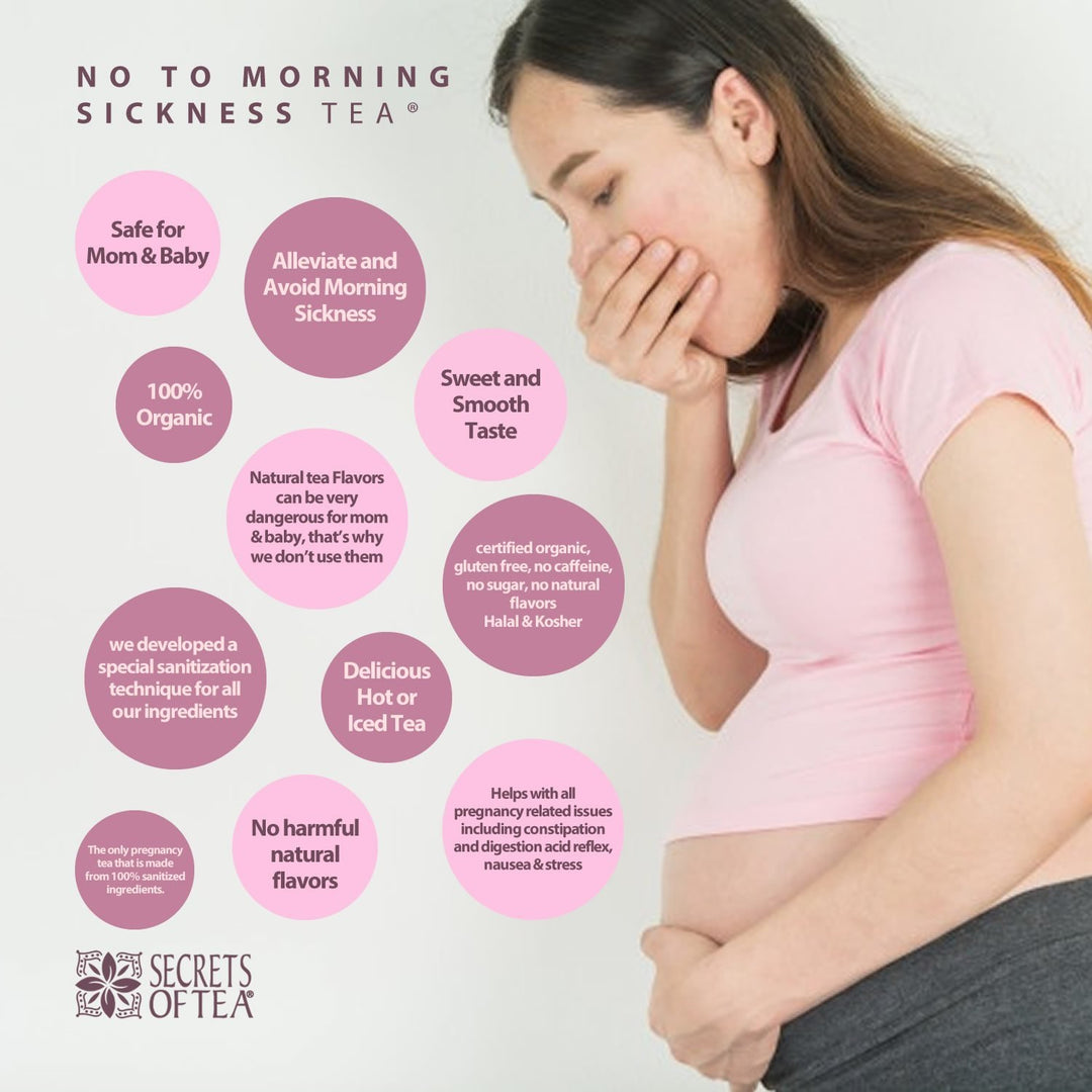 Pregnancy Morning Sickness Tea - Fruits: 40 Cups - Secrets Of Tea