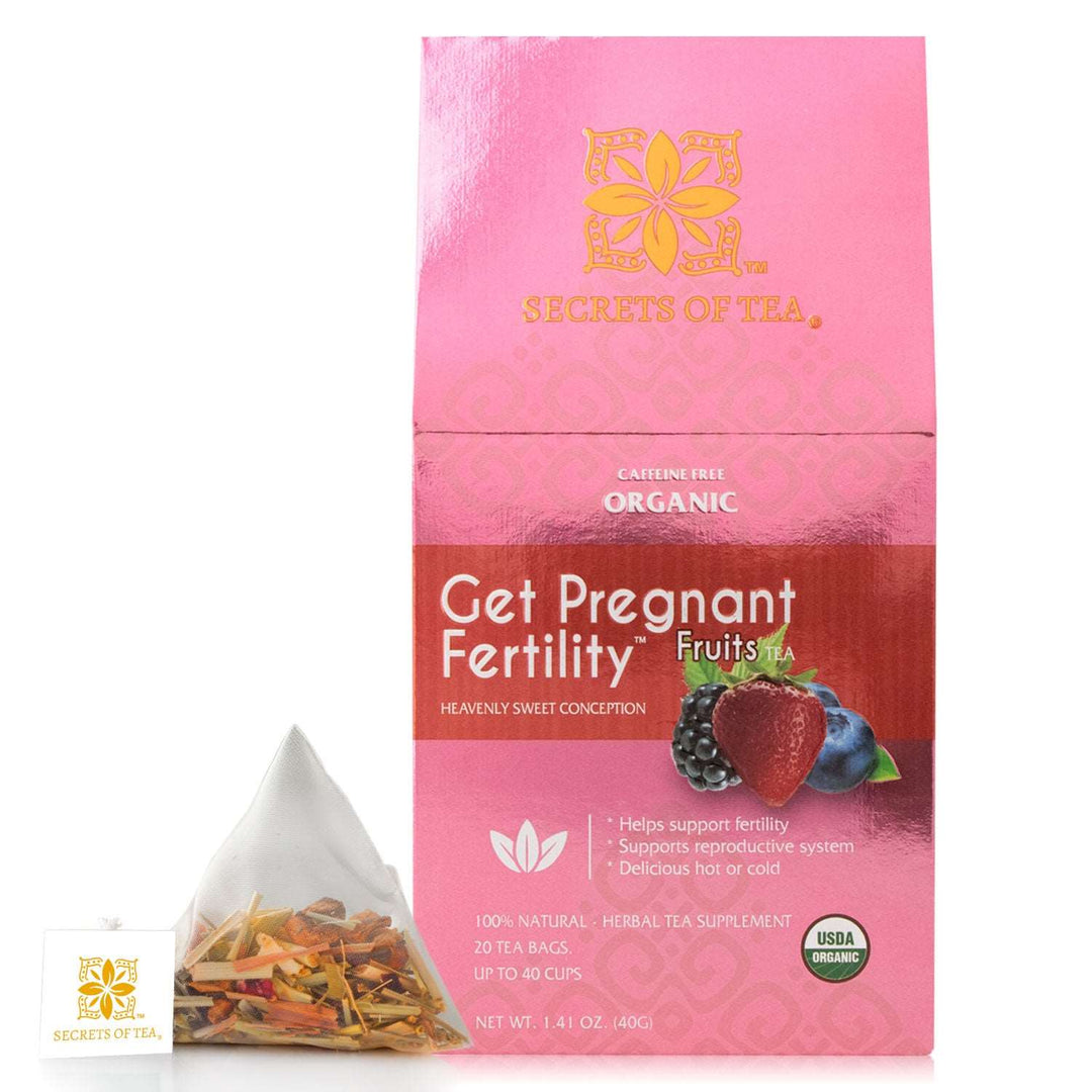 Fertility Tea For Women- Fruit- 40 Servings- USDA Organic