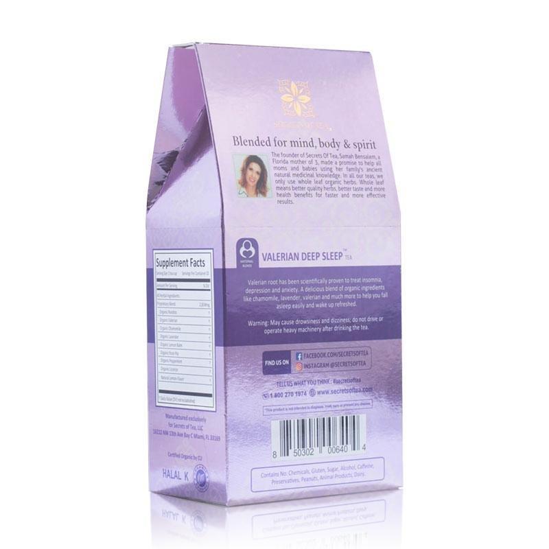 Secret Of Tea™ | Valerian Deep Sleep Tea - Secrets Of Tea